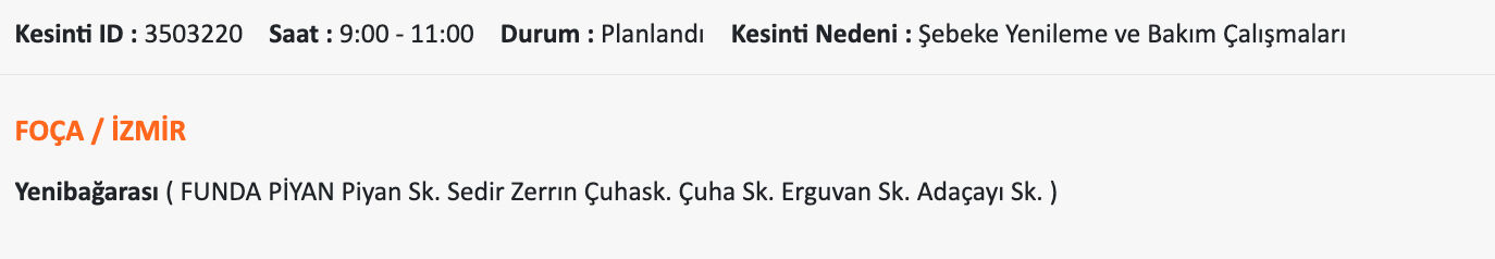 Gediz elektrik kesintisi: 9 Ekim İzmir'de elektrik kesintisi ne zaman gelecek? Güzelyalı, Urla, Torbalı.... Gediz elektrik kesintisi: 9 Ekim İzmir'de elektrik kesintisi ne zaman gelecek? Güzelyalı, Urla, Torbalı.... - 11. Resim