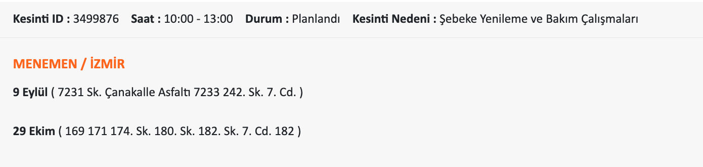 Gediz elektrik kesintisi: 9 Ekim İzmir'de elektrik kesintisi ne zaman gelecek? Güzelyalı, Urla, Torbalı.... Gediz elektrik kesintisi: 9 Ekim İzmir'de elektrik kesintisi ne zaman gelecek? Güzelyalı, Urla, Torbalı.... - 15. Resim