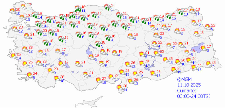 Meteoroloji'den gün gün hava tahmini: Bu bölgelere dikkat sağanak etkili olacak - 3. Resim