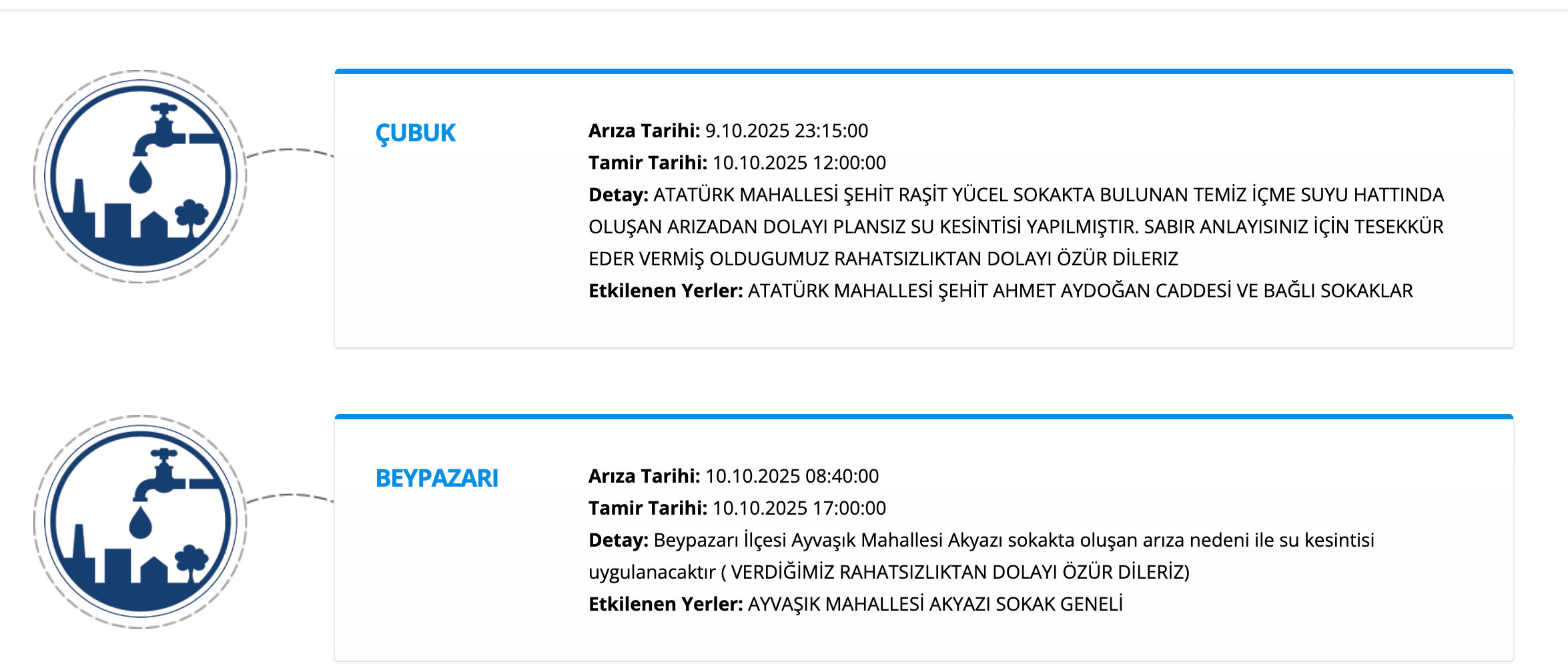 ASKİ su kesintisi sorgulama: Ankara'da sular ne zaman, saat kaçta? 10 Ekim Cuma Ankara su kesintisi detaylı listesi... - 2. Resim