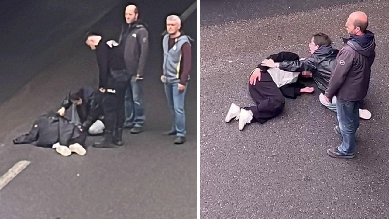 Köprüde dehşet! Tartıştıktan sonra kendini aşağı attı Köprüde dehşet! Tartıştıktan sonra kendini aşağı attı