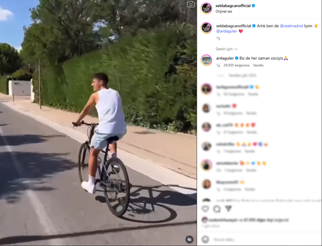Selda Bağcan, Arda Güler'in paylaşımına kayıtsız kalmadı: Artık Real Madridliyim - 3. Resim