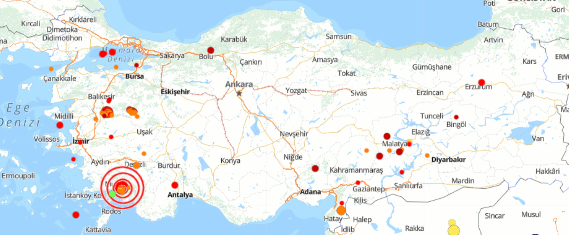 Bugün İstanbul'da deprem oldu mu? 12 Ekim Son Depremler Listesi - 1. Resim