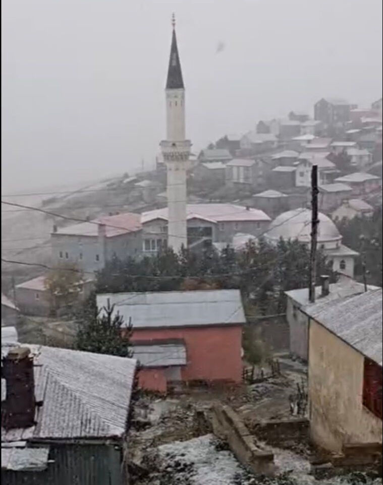 Kış erken geldi, lapa lapa kar yağdı! Beyaz örtü İstanbul'un yanı başında - 12. Resim
