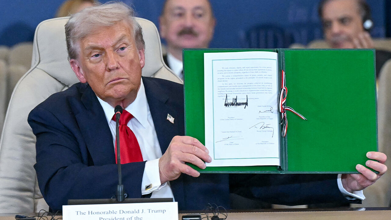 Gazze için Mısır'da tarihi imzalar atıldı! Trump: En güçlü ordulardan biri Erdoğan'da - 2. Resim