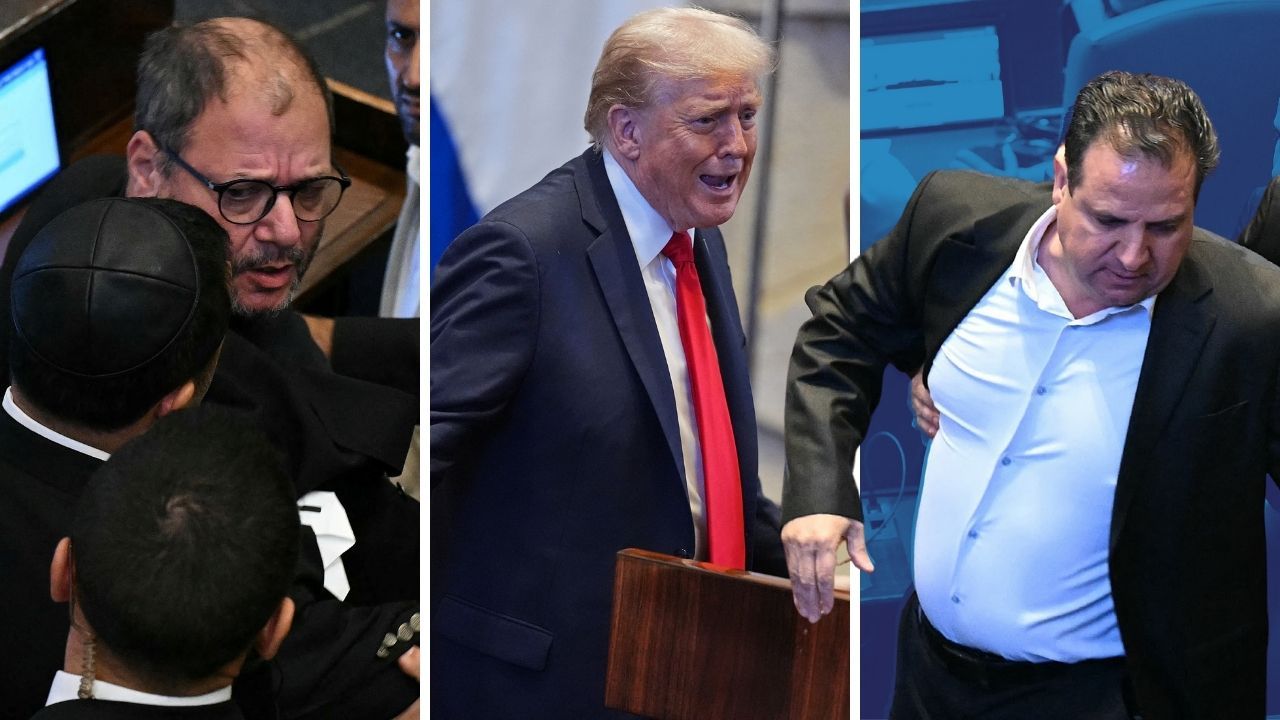  -İsrail Meclisi'nde Trump'a protesto!