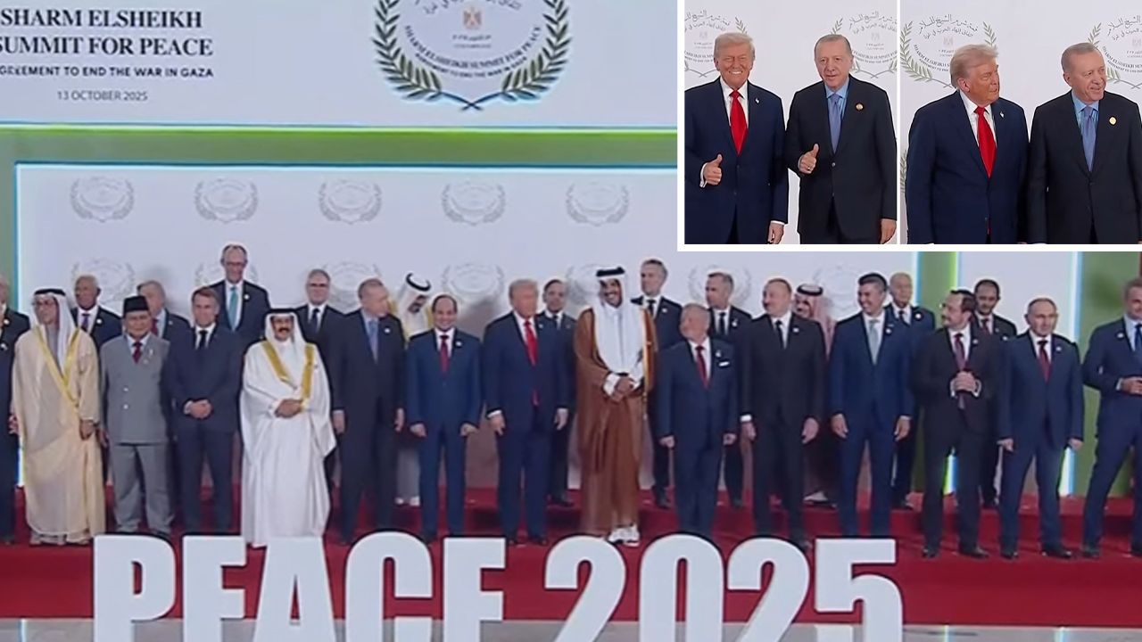 Mısır'da tarihi zirve: Dünya liderleri Gazze için bir arada - Dünya