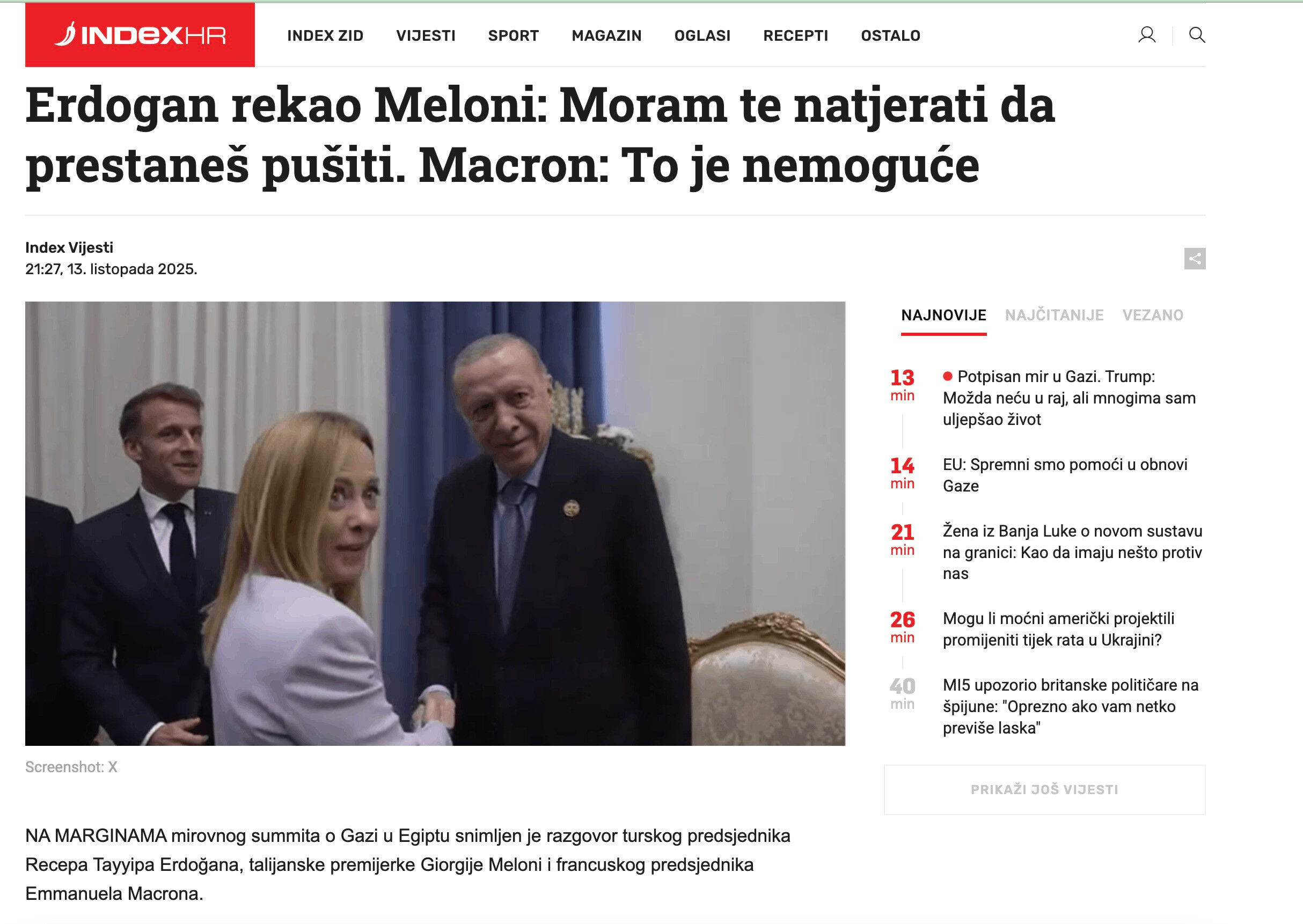 Dünya Erdoğan-Meloni diyaloğunu konuşuyor! 'Sigara tavsiyesi' manşetlere taşındı - 3. Resim