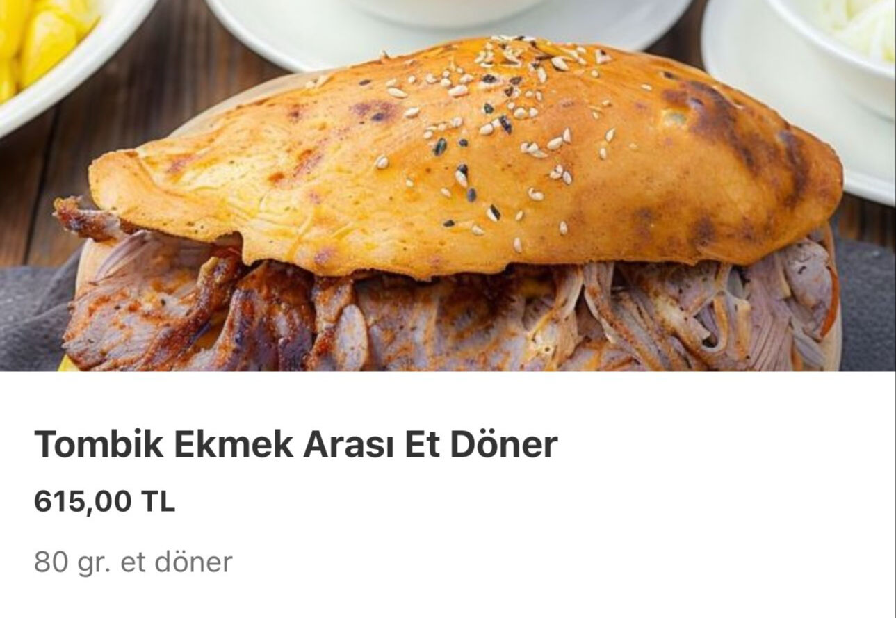 80 gram et dönerin fiyatı sosyal medyayı ikiye böldü! Kimi fırsatçı diyor kimi serbest piyasa - 1. Resim