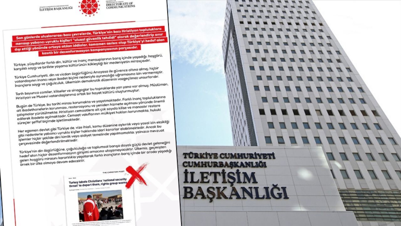 “Hristiyan topluluklar sınır dışı ediliyor” iddiası! DMM'den açıklama geldi “Hristiyan topluluklar sınır dışı ediliyor” iddiası! DMM'den açıklama geldi