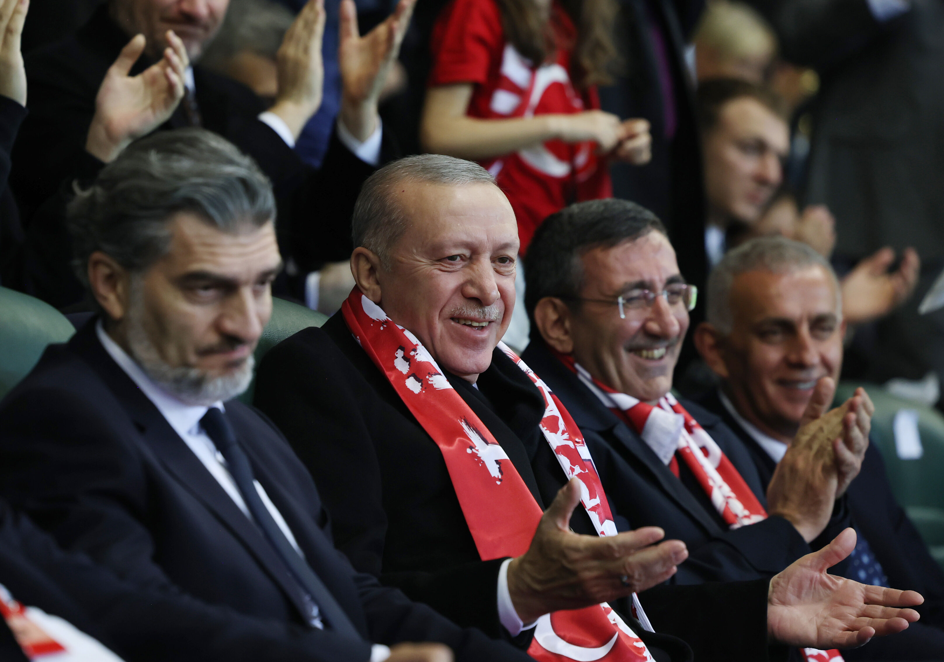 Milli Takım coştu! Cumhurbaşkanı Erdoğan'ın gol sevinci gündem oldu - 1. Resim