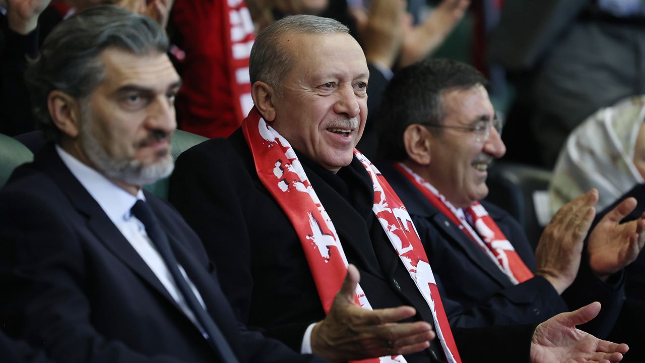 Milli Takım coştu! Cumhurbaşkanı Erdoğan&#039;ın gol sevinci gündem oldu