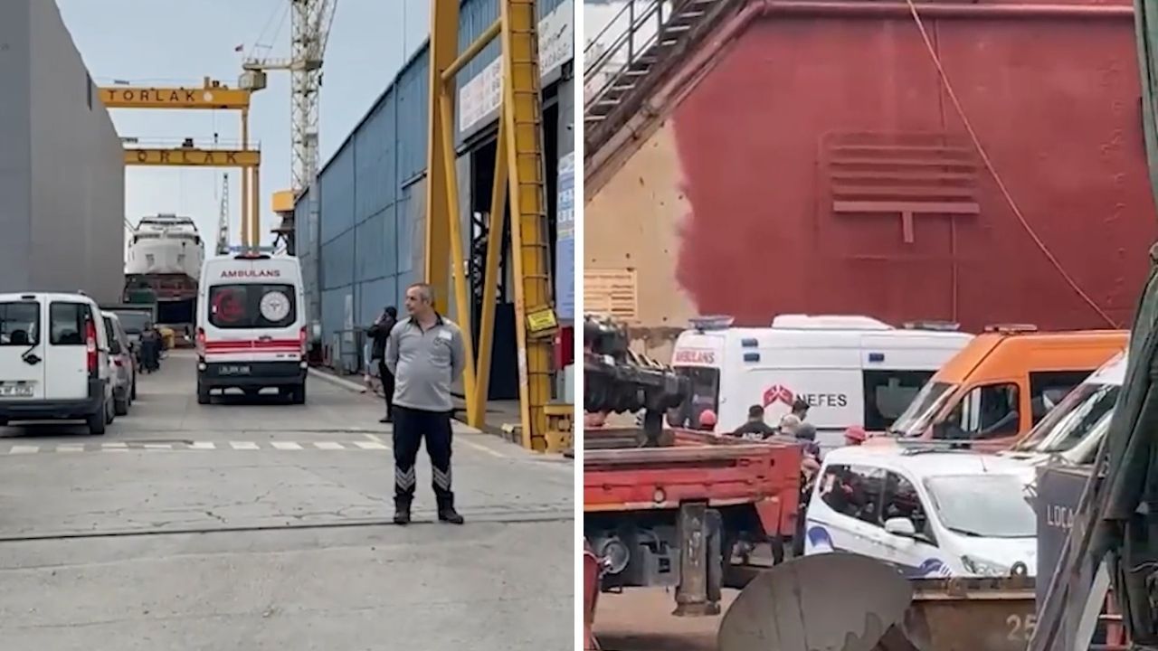 Tuzla'da tersanede patlama! Ölü ve yaralılar var Tuzla'da tersanede patlama! Ölü ve yaralılar var