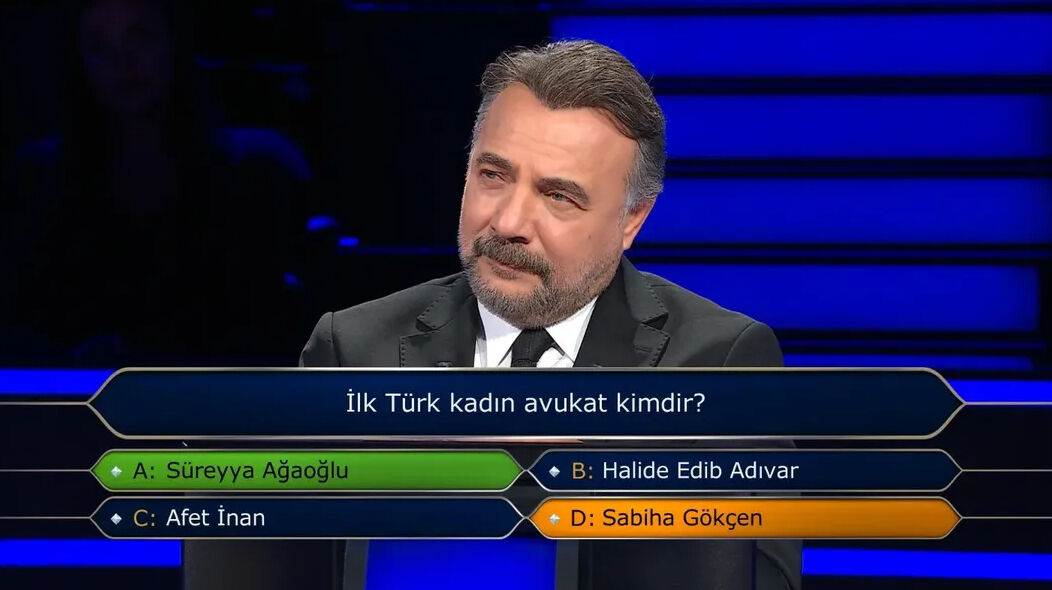 İlk Türk kadın avukat kimdir? 200 bin TL'lik soru Milyoner'e damga vurdu - 2. Resim