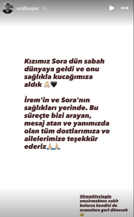 İrem Helvacıoğlu anne oldu! Ünlü oyuncunun ilk bebek sevinci… - 1. Resim