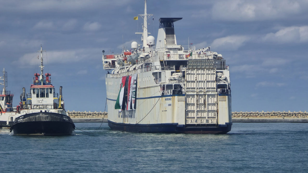 Gazze için yola çıktı: Türkiye'nin 17. 