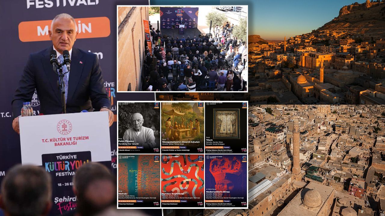 Kültür Yolu Festivali Mardin'de başladı! Bakan Ersoy 9 gün boyunca düzenlenecek 370 etkinliği duyurdu Kültür Yolu Festivali Mardin'de başladı! Bakan Ersoy 9 gün boyunca düzenlenecek 370 etkinliği duyurdu