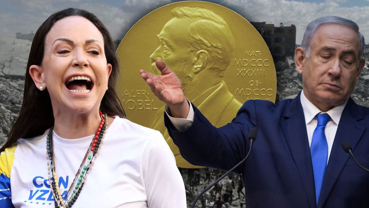 Nobel Barış Ödülü verilmişti! Maria Corina Machado, Netanyahu'yu Gazze soykırımı için takdir etti Nobel Barış Ödülü verilmişti! Maria Corina Machado, Netanyahu'yu Gazze soykırımı için takdir etti