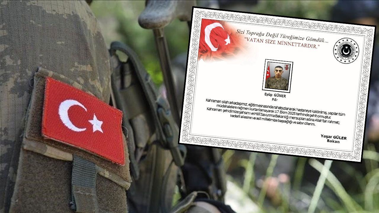 Piyade Er Eyüp Güner şehit oldu! MSB acı haberi duyurdu Piyade Er Eyüp Güner şehit oldu! MSB acı haberi duyurdu