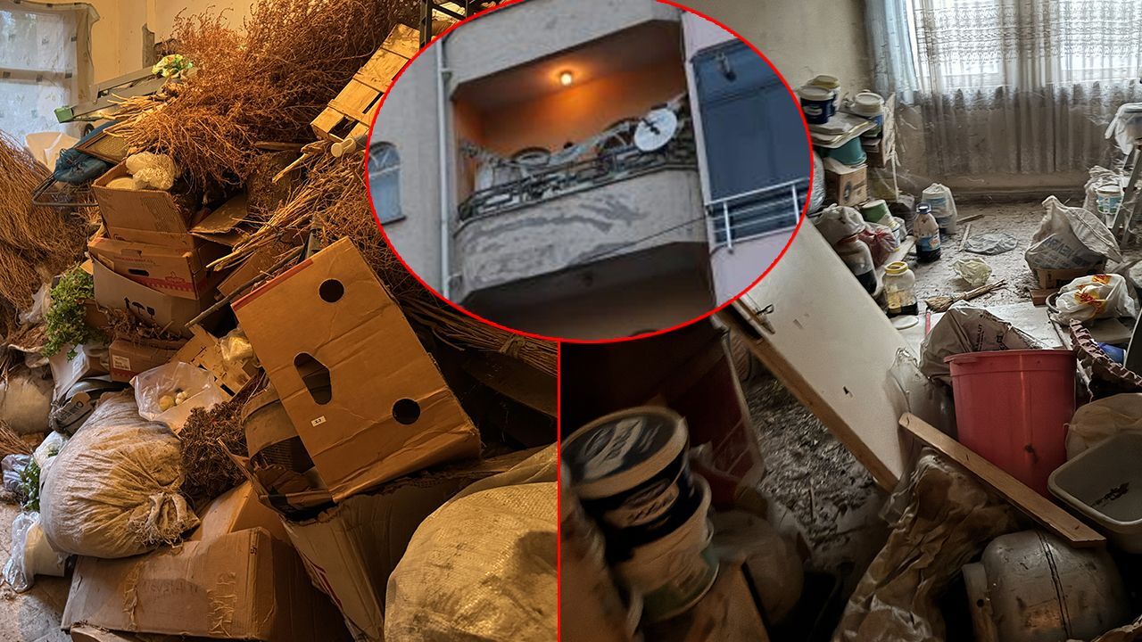 Nevşehir'de dehşet evi! Annesinin öldüğünü fark etmedi, cesedin üzerine çöp yığdı