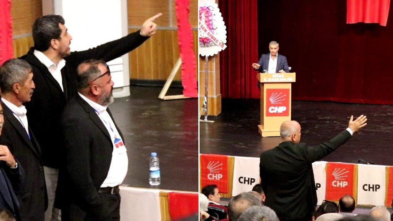 Sivas CHP İl Kongresi'nde etek krizi! Eski milletvekili adayı Baki Çoban esti köpürdü: Resimlerime etek giydirenler utansın Sivas CHP İl Kongresi'nde etek krizi! Eski milletvekili adayı Baki Çoban esti köpürdü: Resimlerime etek giydirenler utansın