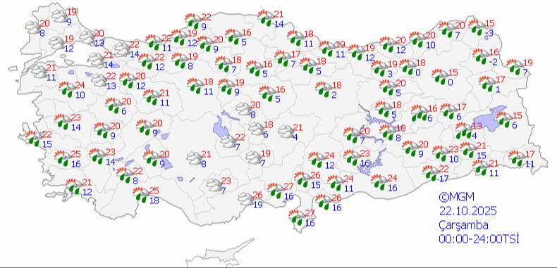 Yurdu soğuk ve yağışlı hava saracak! 7 kent için sarı kodlu uyarı - 3. Resim