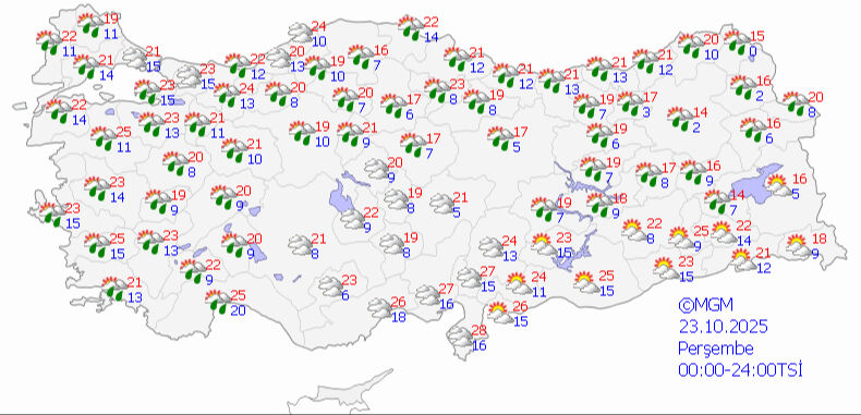 Yurdu soğuk ve yağışlı hava saracak! 7 kent için sarı kodlu uyarı - 4. Resim