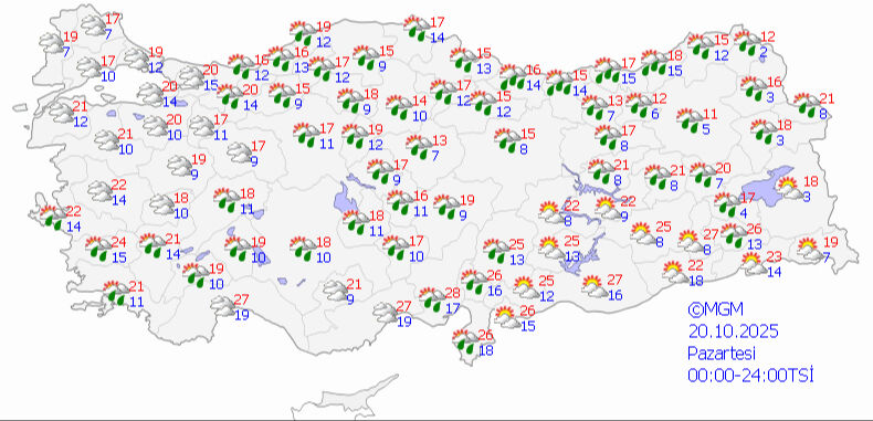 Yurdu soğuk ve yağışlı hava saracak! 7 kent için sarı kodlu uyarı - 1. Resim