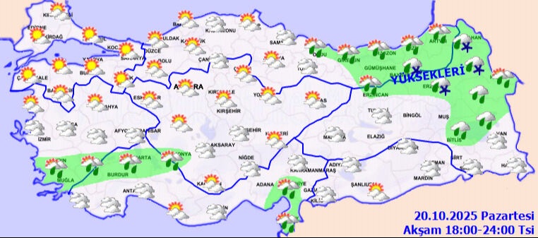 Bugün yağmur var mı? 20 Ekim yağış durumu! - 4. Resim