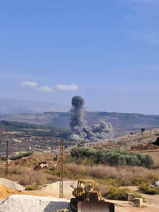 İsrail, Lübnan'ı bombaladı! 6'dan fazla hava saldırısı düzenlediler - 1. Resim