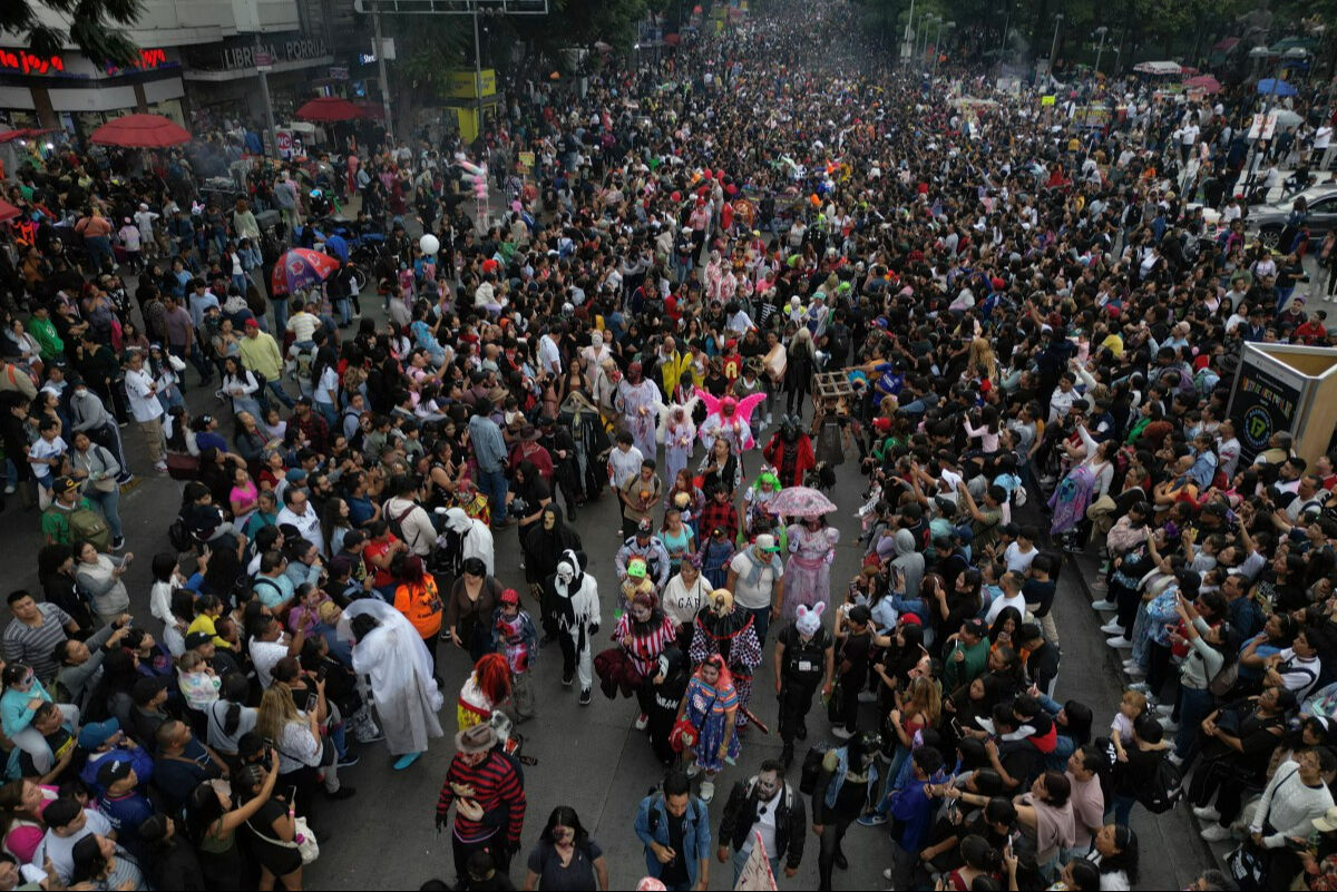 Meksika'da geleneksel 'Ölüler Günü' kutlandı - 1. Resim
