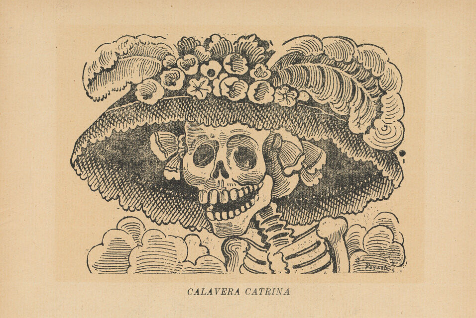 Meksika'da binlerce kişi tarafından kutlandı! 'Ölüler Günü' renkli görüntülere sahne oldu Jose Guadalupe Posada'nın sembolleşen La Calavera Catrina'sı