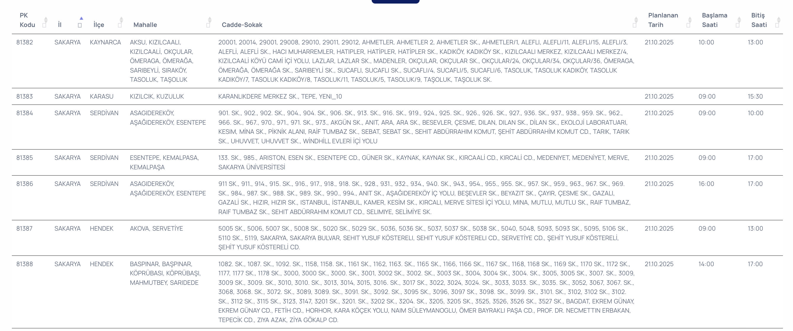 SEDAŞ elektrik kesintisi: 21 Ekim Sakarya'da elektrikler ne zaman, saat kaçta gelecek? - 2. Resim