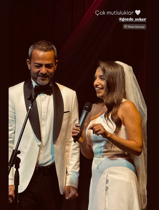 Ünlü oyuncu Kerem Fırtına ve sunucu Gözde Şeker dünyaevine girdi - 4. Resim