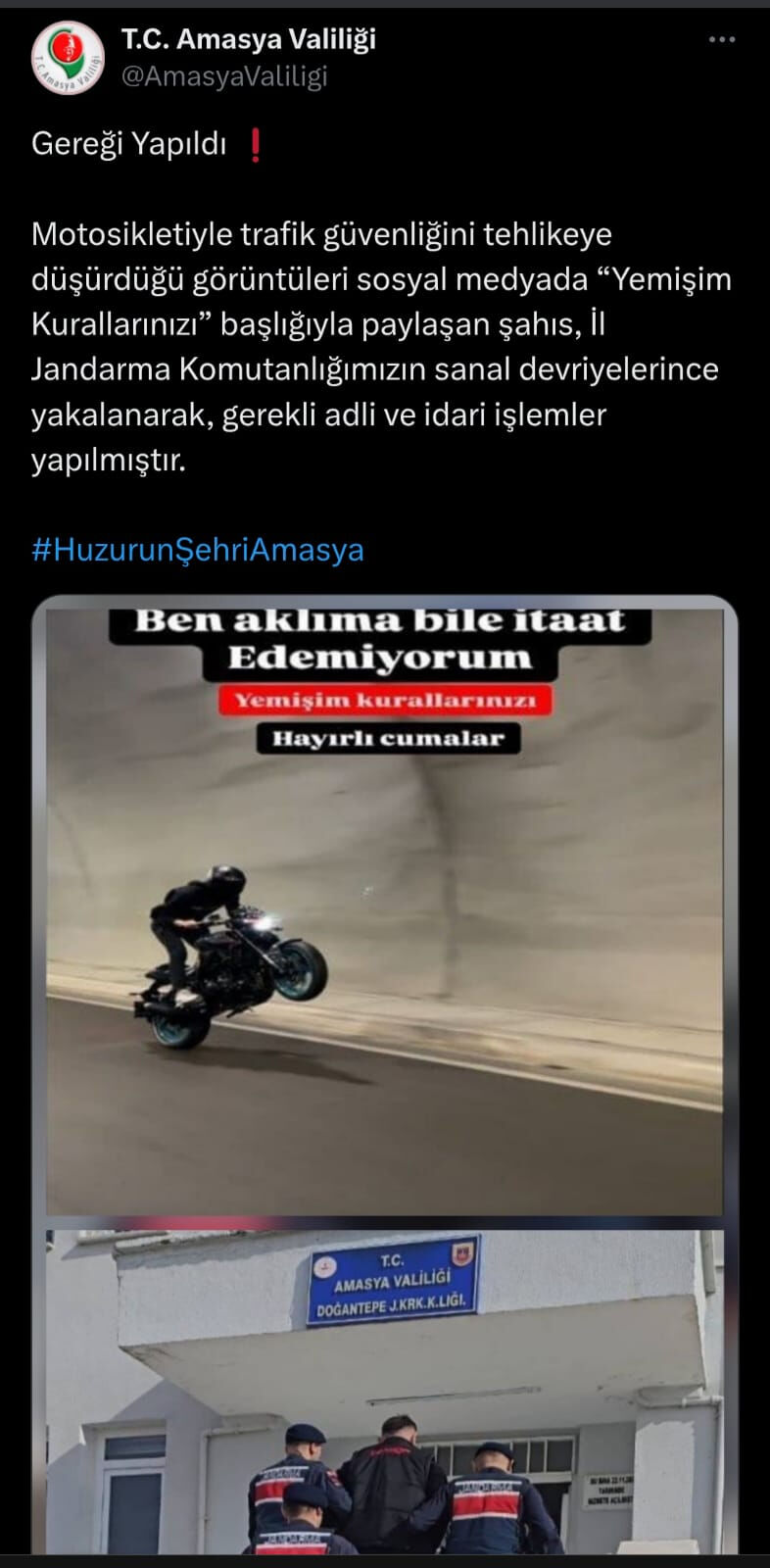 Emniyete kafa tuttu tutup trafiği tehlikeye atınca 'gereği yapıldı'!