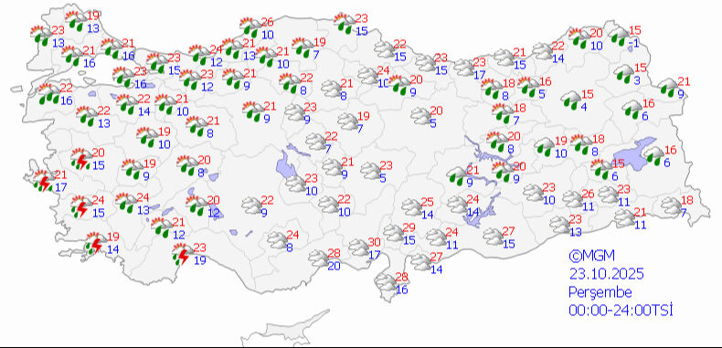 İstanbul ve İzmir için sağanak uyarısı! Meteoroloji'den gün gün hava tahmini - 3. Resim