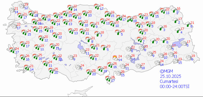 İstanbul ve İzmir için sağanak uyarısı! Meteoroloji'den gün gün hava tahmini - 6. Resim