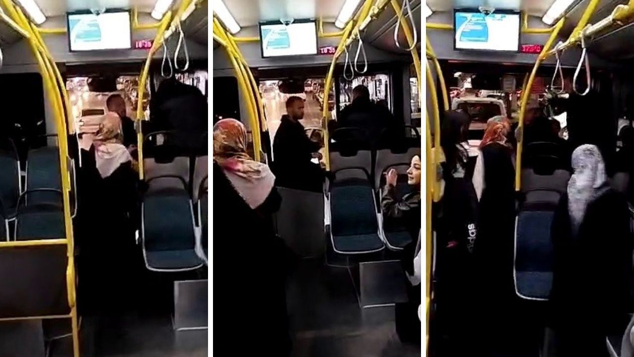 Sivas'ta skandal görüntü! Halk otobüsü şoförü, şehit babasını 'dilenci' deyip darbetmeye kalktı