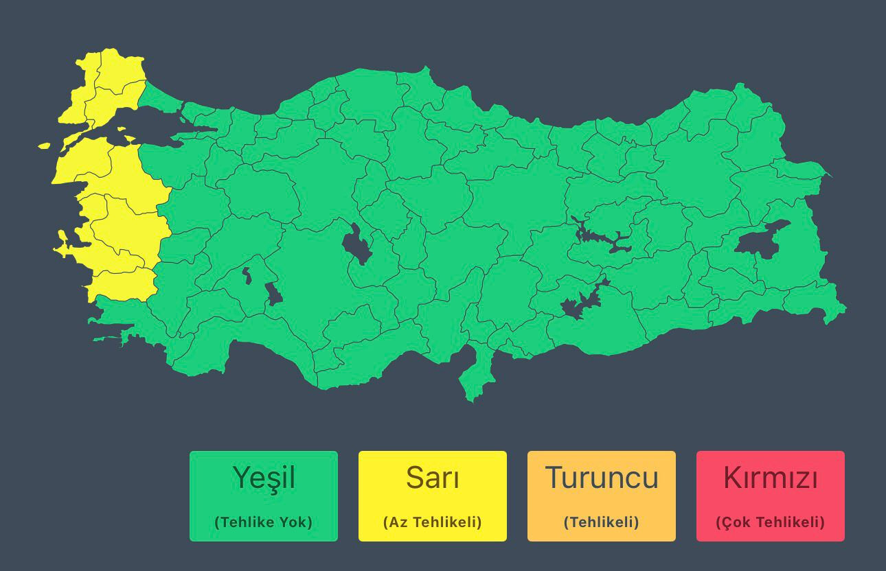 8 il için 'sarı kodlu' uyarı! Sağanak yağış geliyor - 2. Resim