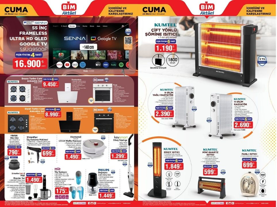 BİM aktüel ürünler 24 Ekim kataloğu çıktı! Isıtıcılar, masaj aleti ve daha fazlası geliyor - 1. Resim