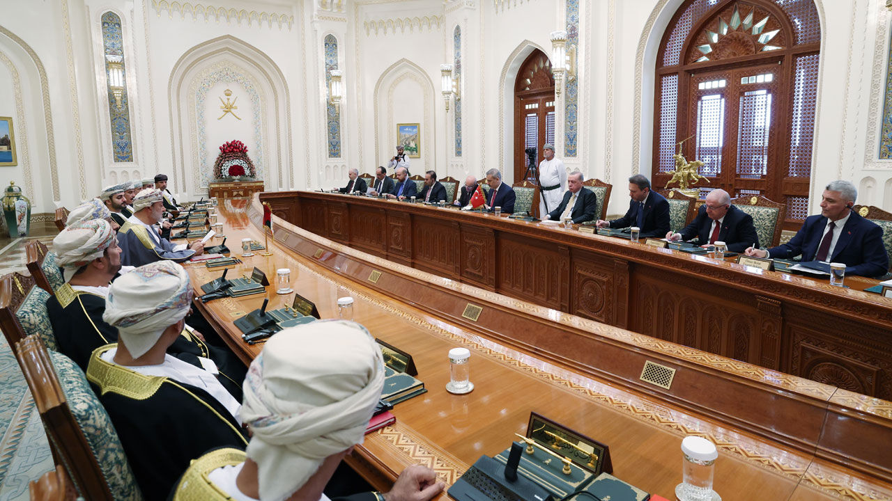 Cumhurbaşkanı Erdoğan, Umman Sultanı Heysem bin Tarık ile g&ouml;r&uuml;şt&uuml; - 1. Resim