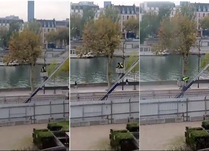 Dünya günlerdir bu soygunu konuşuyor! Louvre Müzesi hırsızlarının kaçma anı kamerada - 1. Resim