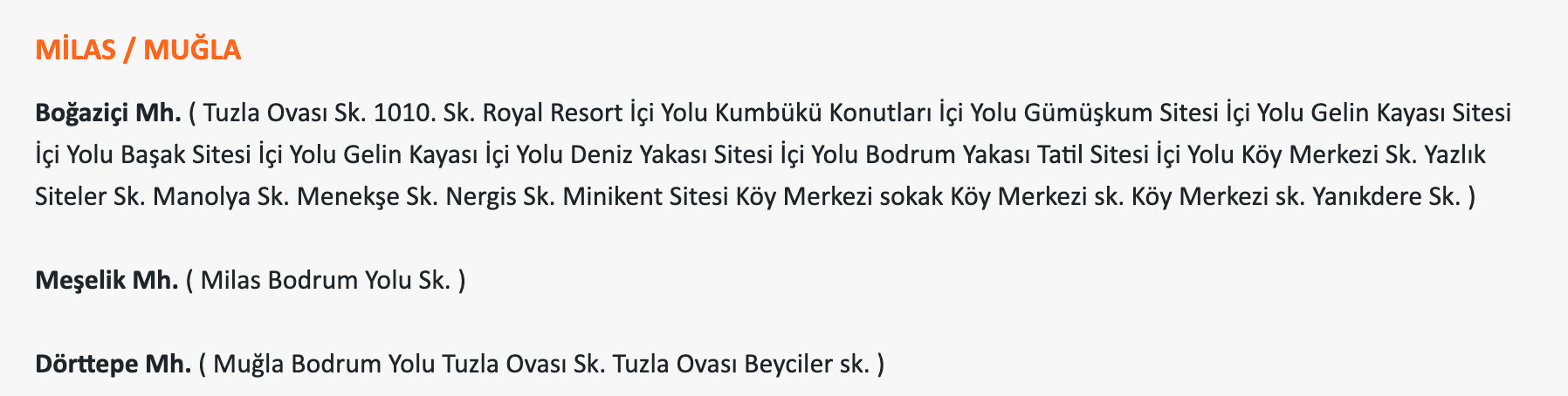 Milas elektrik kesintisi: 25 Ekim'de Milas'ta elektrikler ne zaman, saat kaçta gelecek? Milas elektrik kesintisi: 25 Ekim'de Milas'ta elektrikler ne zaman, saat kaçta gelecek? - 2. Resim