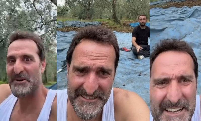 Timur Acar zeytin üreticisi oldu: Ünlü oyuncu “Kimse görmeden” hasat yaptı Timur Acar zeytin üreticisi oldu: Ünlü oyuncu “Kimse görmeden” hasat yaptı - 1. Resim