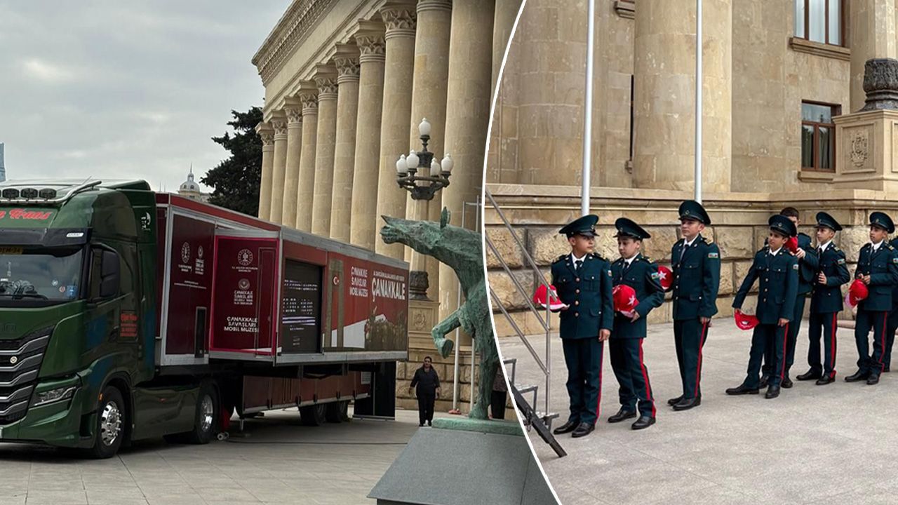 Azerbaycan'da mobil müze heyecanı! Bakan Ersoy: Ecdadımızın mirası gönül meselemizdir Azerbaycan'da mobil müze heyecanı! Bakan Ersoy: Ecdadımızın mirası gönül meselemizdir