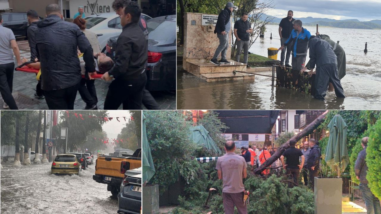 Antalya ve Muğla’da sağanak kabusu: Caddeler göle döndü, ağaçlar devrildi, 3 kişi yaralandı - Gündem