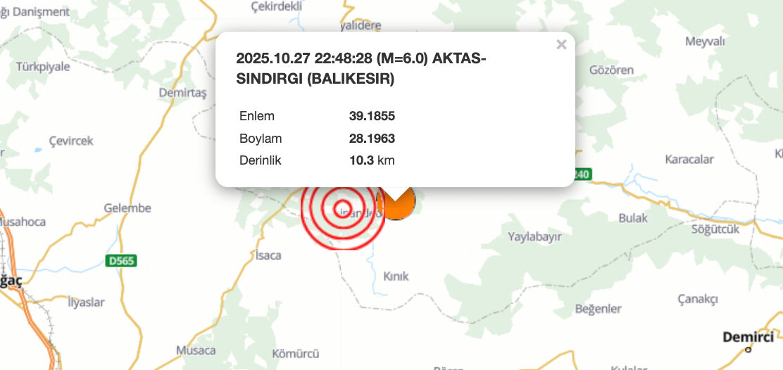 Balıkesir Sındırgı depremi kaç saniye sürdü? AFAD 6.1 şiddetindeki depremin detaylarını paylaştı Balıkesir Sındırgı depremi kaç saniye sürdü? AFAD 6.1 şiddetindeki depremin detaylarını paylaştı - 1. Resim