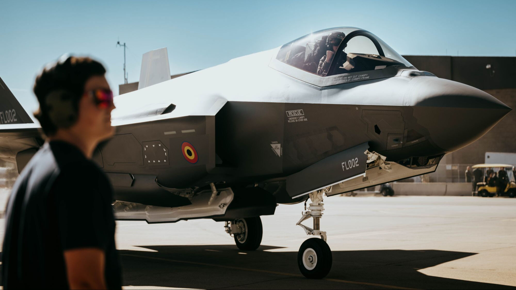 Belçika'nın hava sahası dar geldi, F-35'ler yere indi! Belçika'nın hava sahası dar geldi, F-35'ler yere indi! - 1. Resim