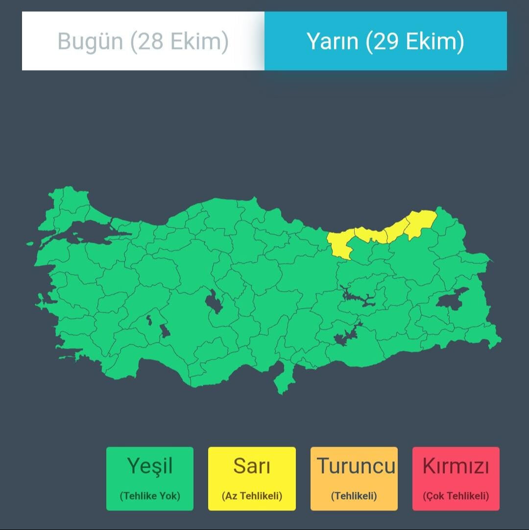 İçişleri Bakanlığı'ndan kuvvetli yağış uyarısı: Sel, su baskını, yıldırım, dolu bekleniyor! İçişleri Bakanlığı'ndan kuvvetli yağış uyarısı: Sel, su baskını, yıldırım, dolu bekleniyor! - 2. Resim