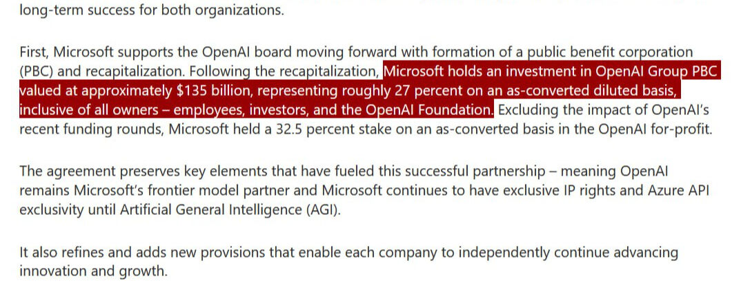 Microsoft, OpenAI’nin yüzde 27’sini aldı! Yapay zekada kontrol savaşı başlıyor - 1. Resim